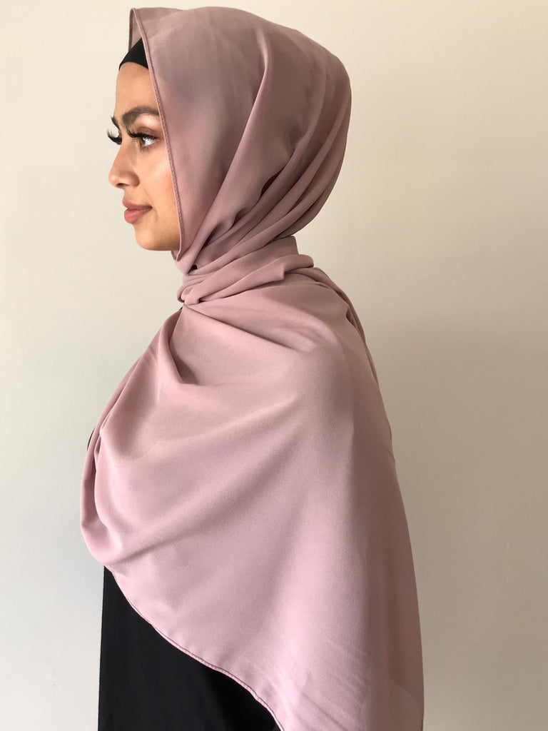 Pink Chiffon Shawl - Phyre Wear Clothing Fashion Modest Sydney Australia Hijab